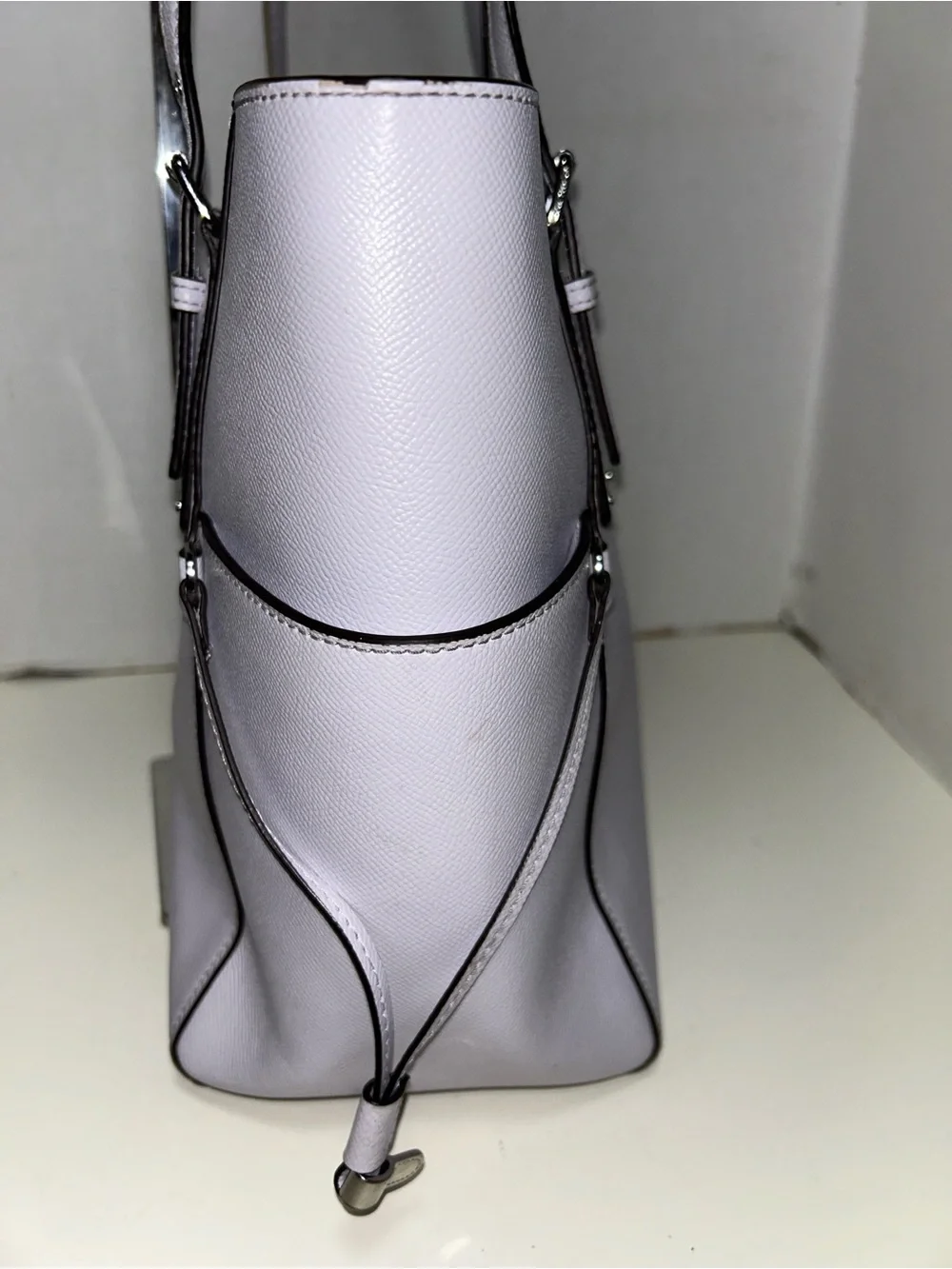 Michael Kors Voyager Light Lilac Saffiano Leather Tote Bag Shoulder Bag